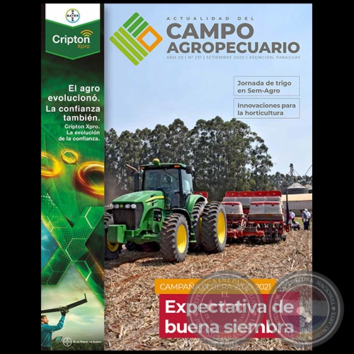 CAMPO AGROPECUARIO - AÑO 20 - NÚMERO 231 - SETIEMBRE 2020 - REVISTA DIGITAL